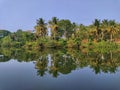 BankÃ¢â¬â¢s of river Periyar at bhoothathankettu, kerala.